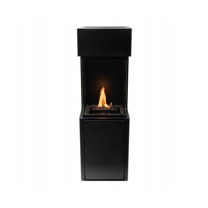 Planika - BIO židinys su nuotolinio valdymo pultu 126,2x40 cm 3,5kW/230V juoda