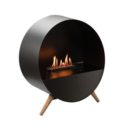 Planika - BIO židinys su nuotolinio valdymo pultu 72,6x65 cm 2,5kW/230V juodas
