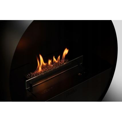 Planika - BIO židinys su nuotolinio valdymo pultu 72,6x65 cm 2,5kW/230V juodas