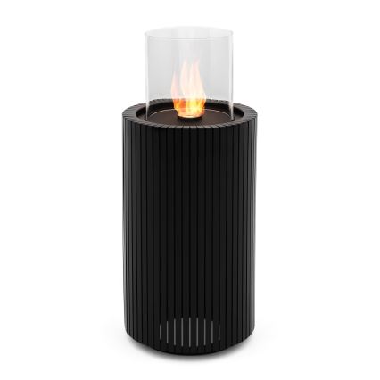 Planika - BIO židinys 87x37,6 cm 2,5kW juodas + apsauginis dangtelis