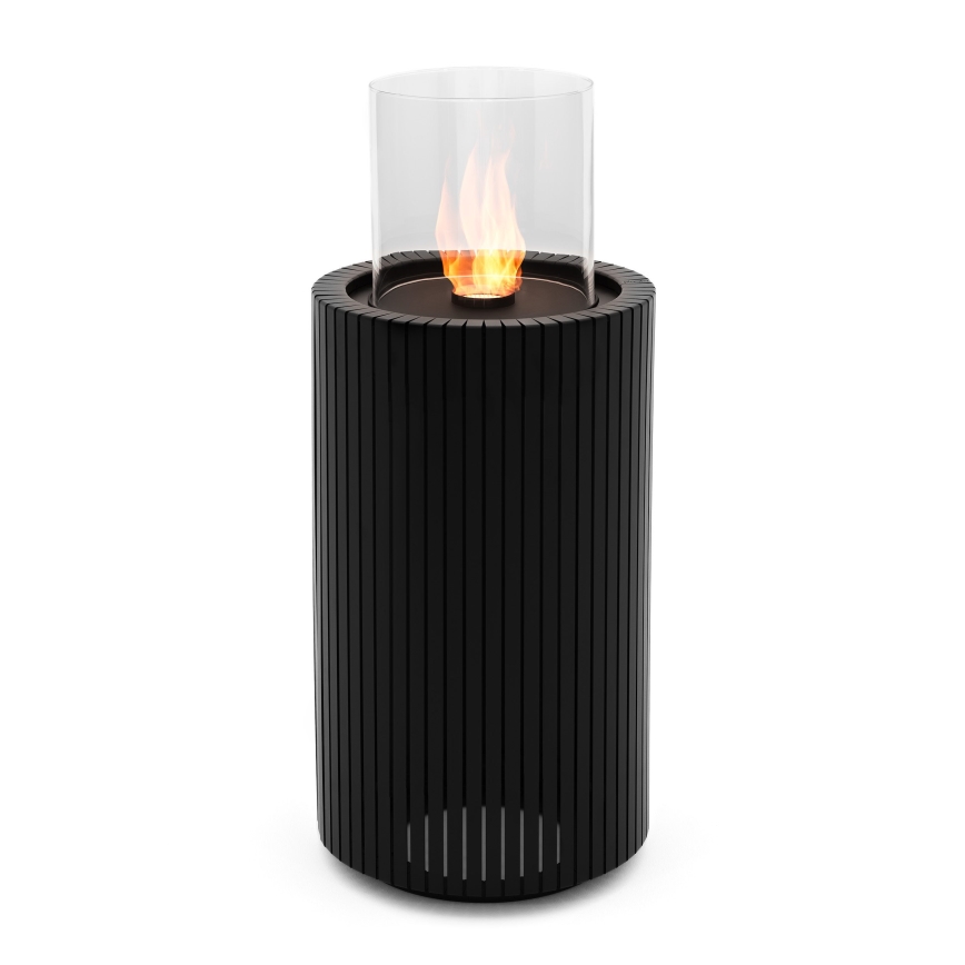 Planika - BIO židinys 87x37,6 cm 2,5kW juodas + apsauginis dangtelis