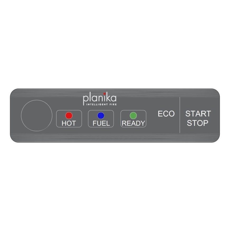 Planika - Įmontuojamas BIO židinys su nuotolinio valdymo pultu 19,1x38 cm 2,5kW/230V juodas