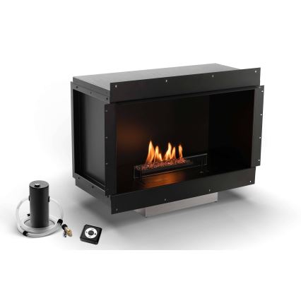 Planika - Įmontuojamas universalus BIO židinys su nuotolinio valdymo pultu 56,2x75 cm 2,5kW/230V