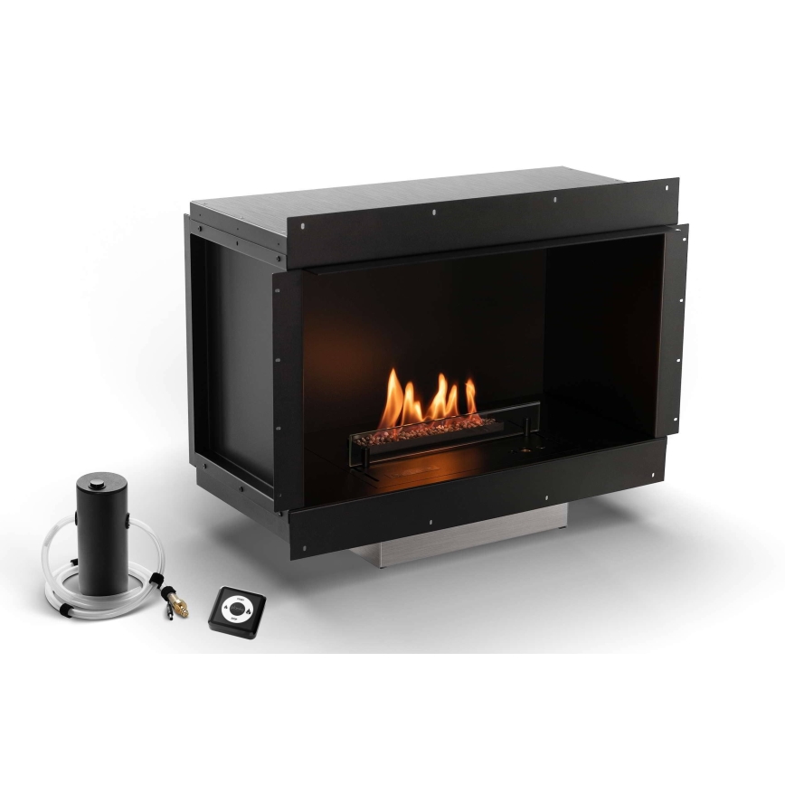 Planika - Įmontuojamas universalus BIO židinys su nuotolinio valdymo pultu 56,2x75 cm 2,5kW/230V