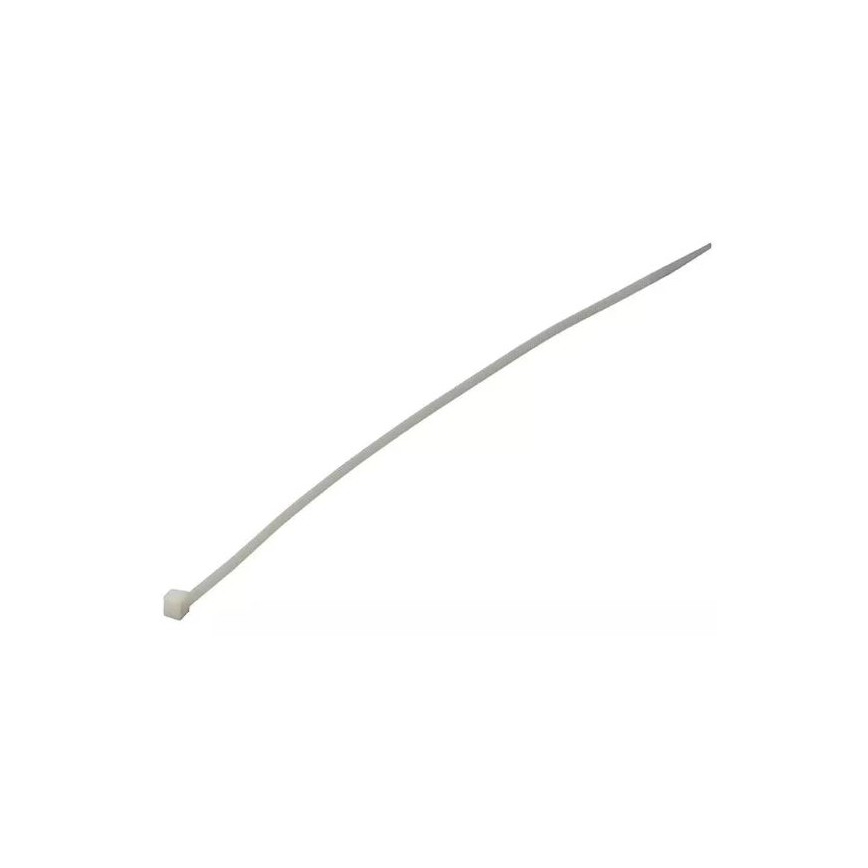 Plastikiniai užtraukiami dirželiai 2,5x100mm 100vnt balta
