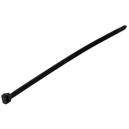 Plastikiniai užtraukiami dirželiai 2,5x100mm 100vnt juodas