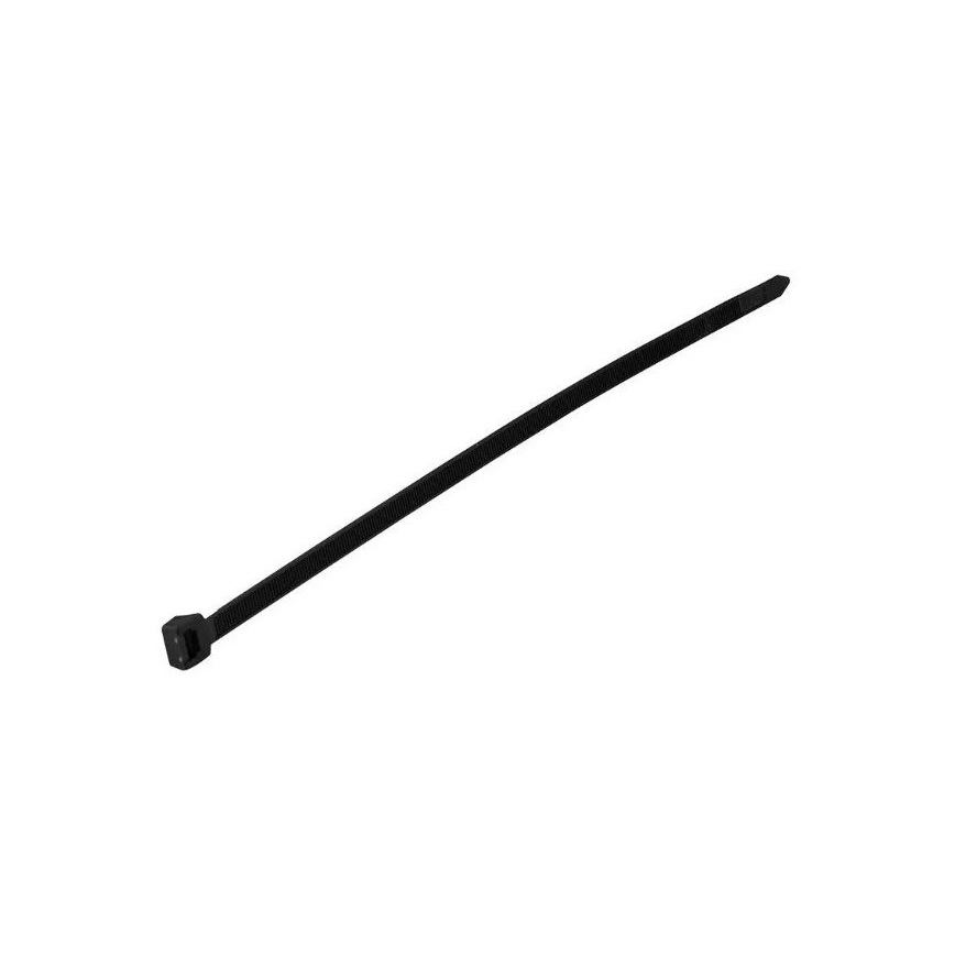 Plastikiniai užtraukiami dirželiai 3,5x200mm 100vnt juodas