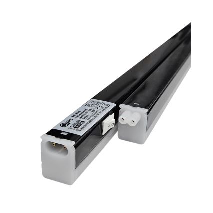 Po spintelės montuojamas LED šviestuvas TUBE LED/9W/230V 60 cm juodas