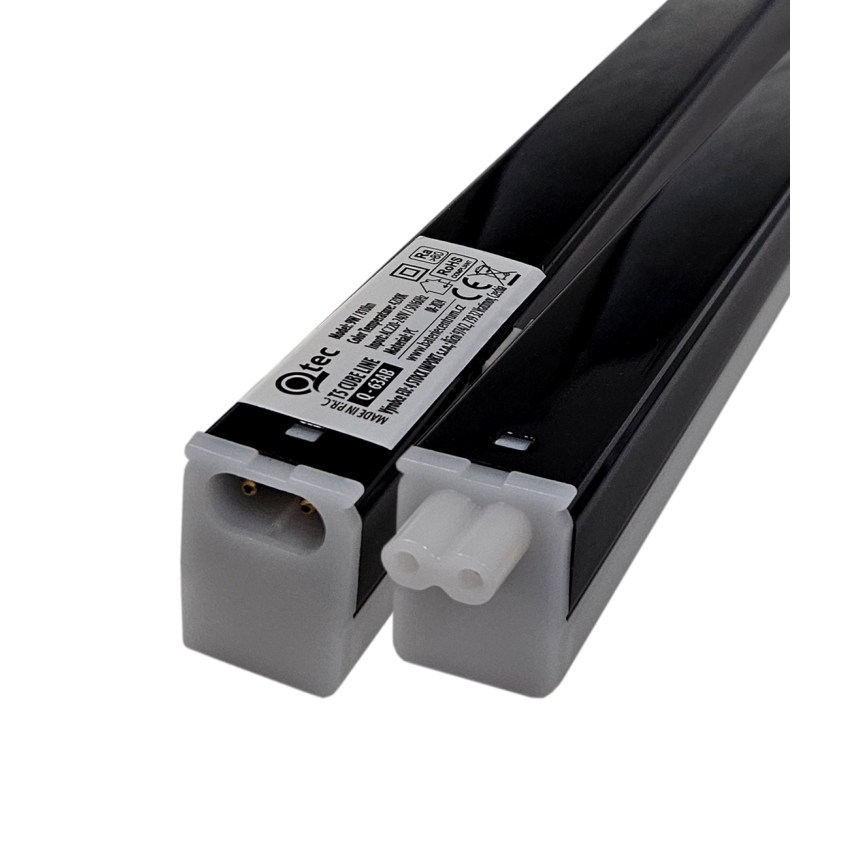 Po spintelės montuojamas LED šviestuvas TUBE LED/9W/230V 60 cm juodas