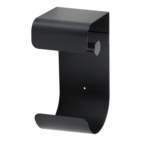 Popieriaus laikiklis 12,5x26 cm nerūdijančio plieno/juodos spalvos