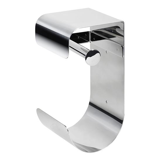 Popieriaus laikiklis 12,5x26 cm nerūdijančio plieno/sidabrinis