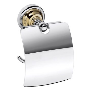 Popieriaus laikiklis 14x15 cm, sidabrinis/auksinis