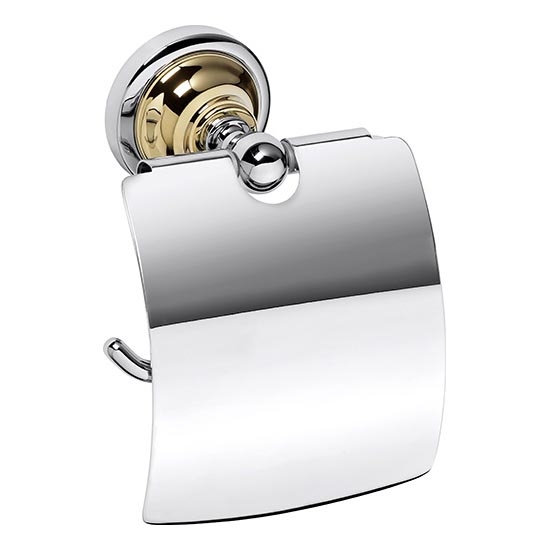 Popieriaus laikiklis 14x15 cm, sidabrinis/auksinis