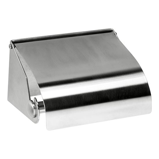 Popieriaus laikiklis 14x8 cm iš nerūdijančio plieno, sidabrinis