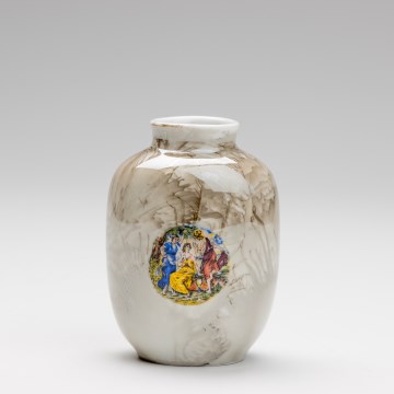 Porcelianinė vaza 12,5x9 cm ruda graces