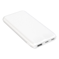 Power Bank 10000 mAh 10W Power Delivery 2xUSB-C + 1xUSB-A balta
