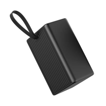 Powerbankas 80 000 mAh, 65 W Power Delivery, 4x USB-A + 2x USB-C su LED žibintu ir 1 m USB-C kabeliu, juodas