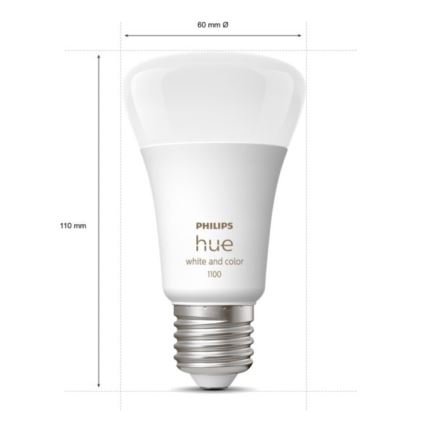 Pradinis paketas Philips Hue WHITE AND COLOR AMBIANCE 3xE27/9W 2000-6500K + sujungimo įrenginys