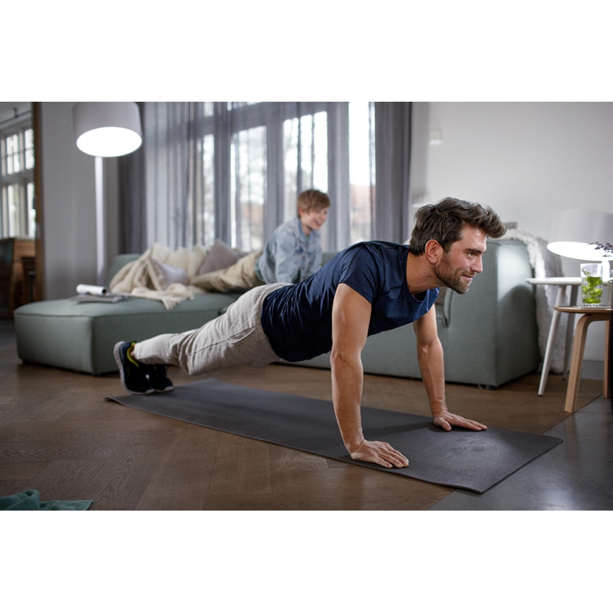 Pradinis Philips Hue STARTER KIT WHITE rinkinys 3xE27/9W 2700K + Hue Bridge ir šviesos reguliatorius