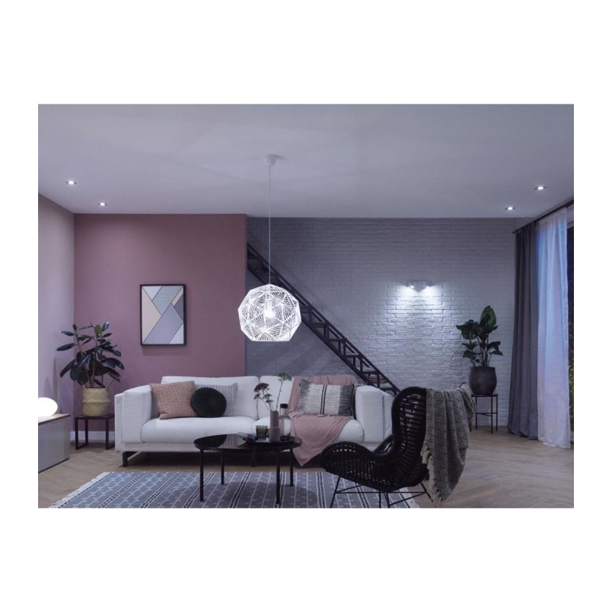 Philips Hue WHITE AMBIANCE pradinis komplektas 2xE27/8W/230V + Hue Bridge ir dimerio jungiklis