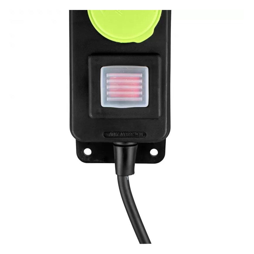 Prailginimo kabelis su jungikliu, 3 lizdai, 10 m, IP44