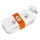 Prailginimo laidas 2Z + 2xUSB 1,4 m balta