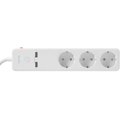 Prailginimo laidas SMART su jungikliu 1,5m + 2xUSB/Wi-Fi Tuya SCHUKO