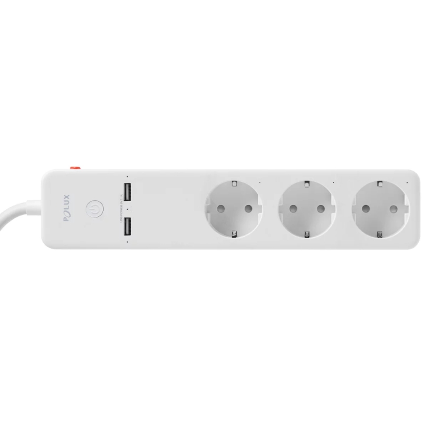 Prailginimo laidas SMART su jungikliu 1,5m + 2xUSB/Wi-Fi Tuya SCHUKO