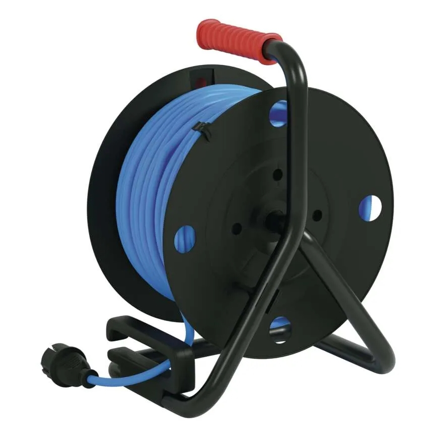 Prailgintuvo ritė su 4 lizdais 50m silicone IP44