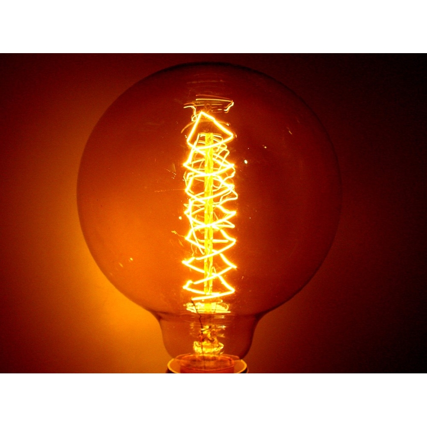 Pramoninė dekoratyvinė dimeriuojama lemputė SELRED G125 E27/60W/230V 3000K