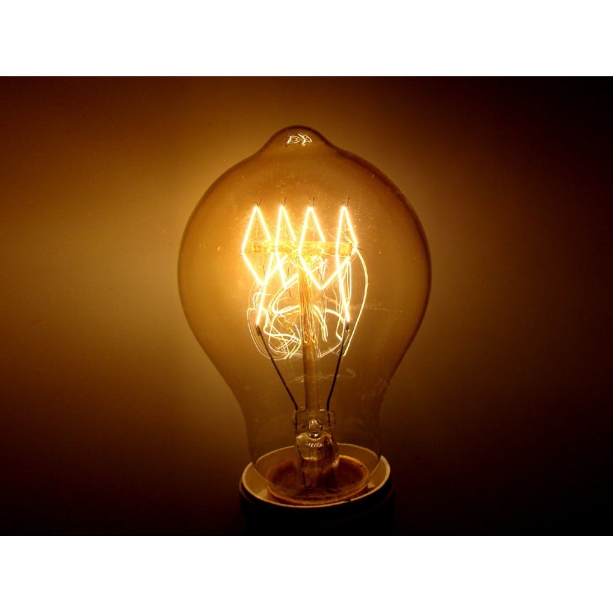 Pramoninė dekoratyvinė reguliuojamo ryškumo lemputė SCROBB A19 E27/60W/230V 2200K