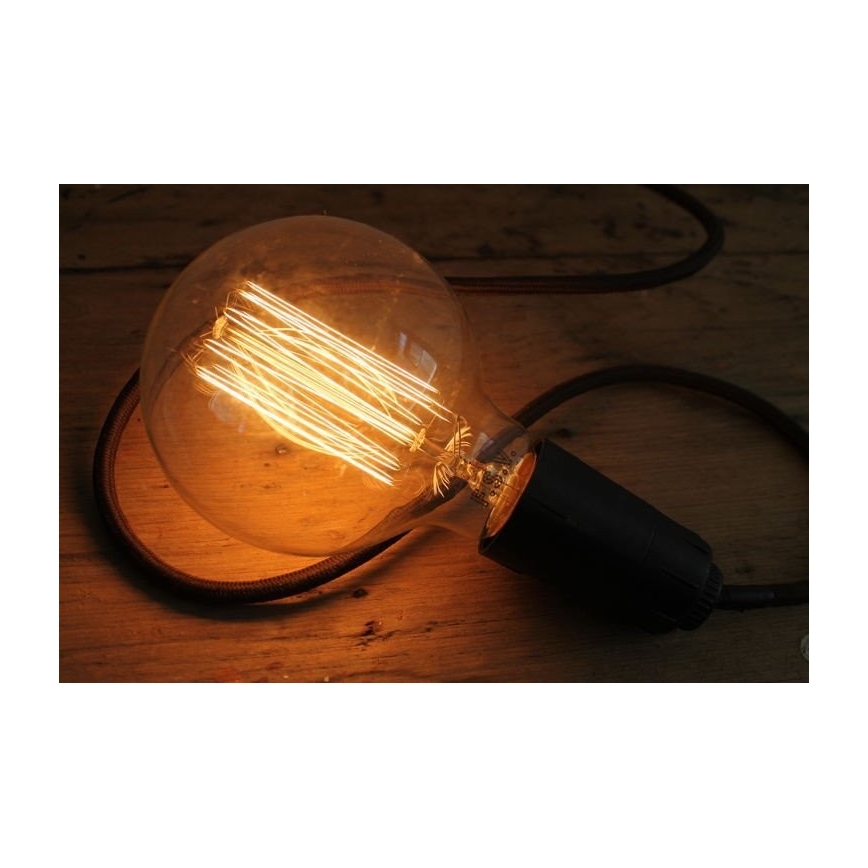 Pramoninė dekoratyvinė reguliuojamo ryškumo lemputė SELRED G125 E27/60W/230V 3000K 120 lm