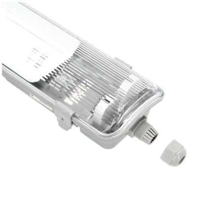 Pramoninė fluorescencinė lempa HERMIC T8 2xG13/18W/230V IP65