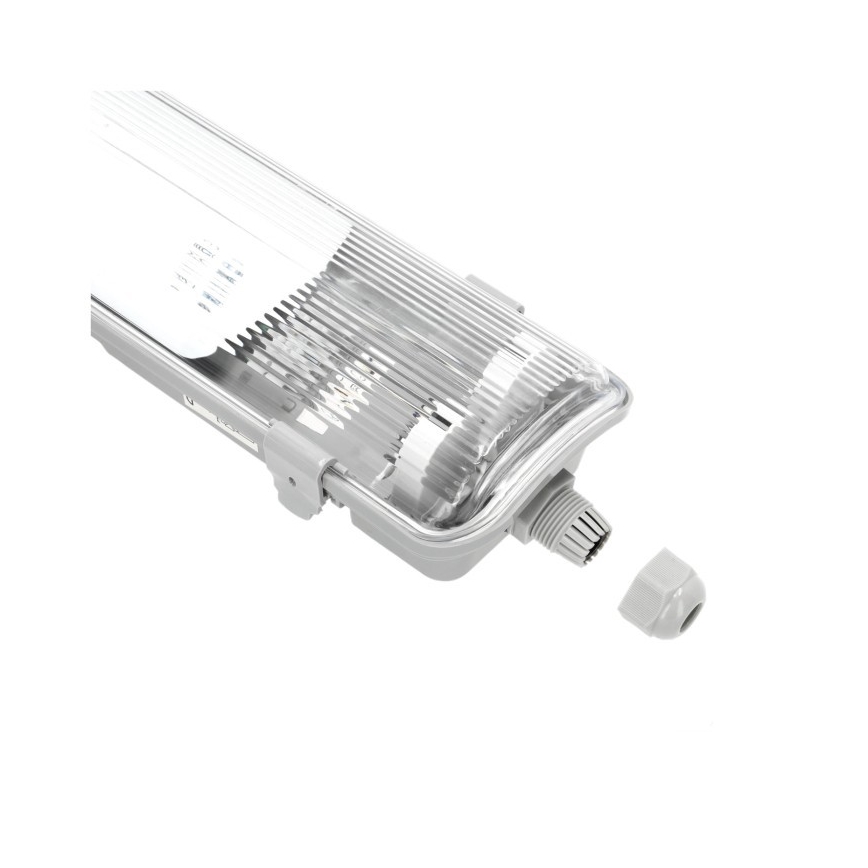 Pramoninė fluorescencinė lempa HERMIC T8 2xG13/18W/230V IP65