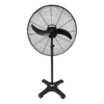 Pramoninis pastatomas ventiliatorius 115 W/230 V skersmuo 66 cm juodas