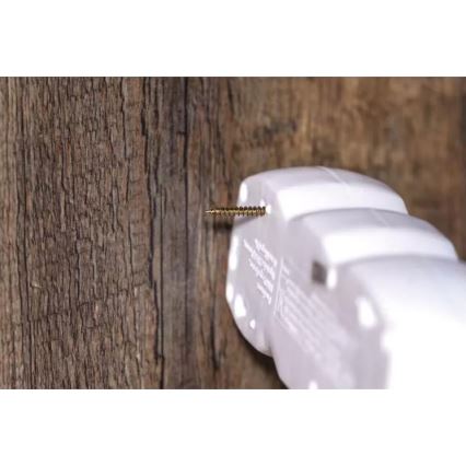 Pratęsimo laidas su jungikliu 4 lizdai 10 m baltas