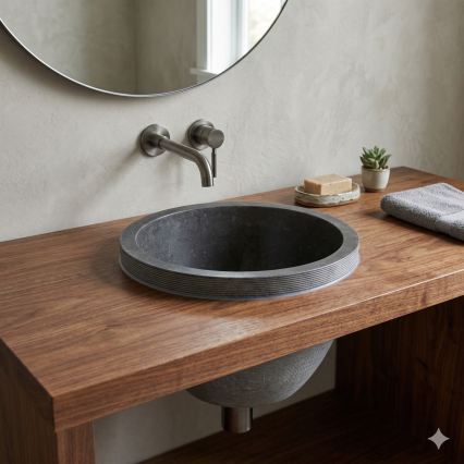 Praustuvo maišytuvas DRAGOR 15,6 cm, matinės baltos spalvos