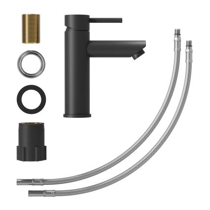 Praustuvo maišytuvas RINGSTED 17,8 cm matinė juoda