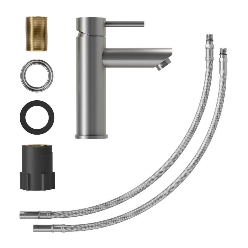 Praustuvo maišytuvas RINGSTED 17,8 cm, miltelinės pilkos spalvos