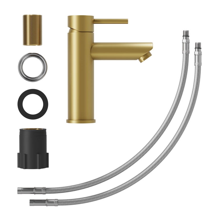 Praustuvo maišytuvas RINGSTED 17,8 cm, šlifuoto žalvario