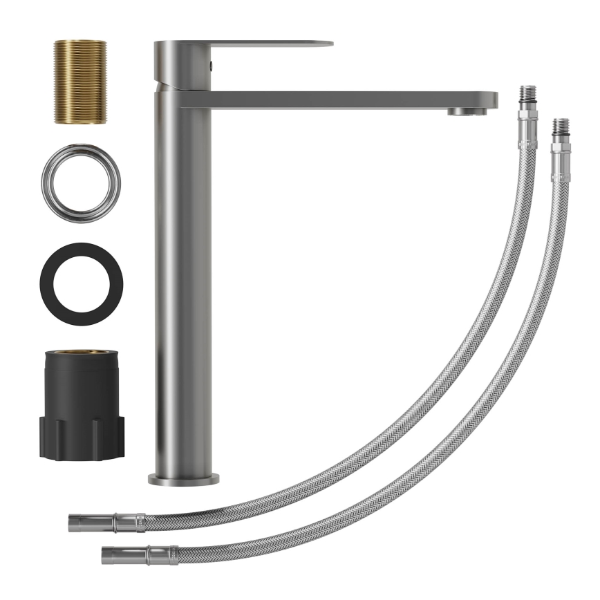 Praustuvo maišytuvas TARNBY 27,3 cm, milteliniu būdu padengtas pilkas