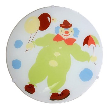 Prezent 1362 - Pakaitinis stiklas lubiniam šviestuvui CLOWN E27