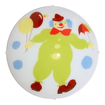 Prezent 1366 - Pakaitinis stiklas lubiniam šviestuvui CLOWN E27