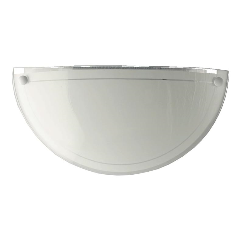 Prezent 1421 NS - Pakaitinis stiklas sieniniam šviestuvui DISC E27 12,5x25 cm balta
