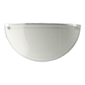 Prezent 1421 NS - Pakeitimo stiklas sieniniam šviestuvui DISC E27 12,5x25 cm baltas
