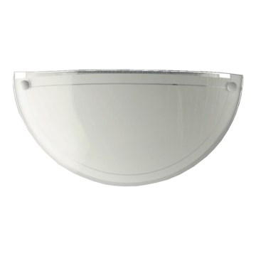 Prezent 1421 NS - Pakeitimo stiklas sieniniam šviestuvui DISC E27 12,5x25 cm baltas