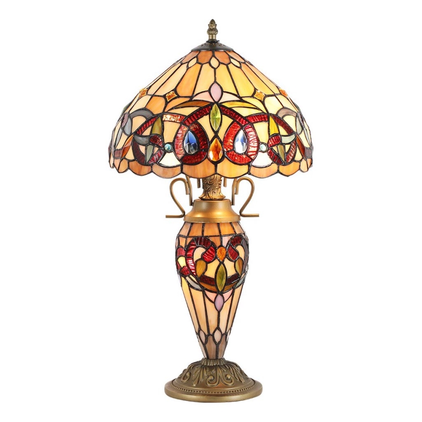 Prezent 1706 - Stalinis šviestuvas TIFFANY 2xE27/60W + 1xE14/7W/230V