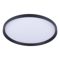 Prezent 17311 - ADRA LED lubinis šviestuvas LED/42W/230V + LED/13W 3000/4000/6000K, skersmuo 48,5 cm, juodas