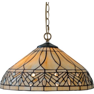 Prezent 241 - Liustra ant grandinės TIFFANY 2xE27/60W/230V