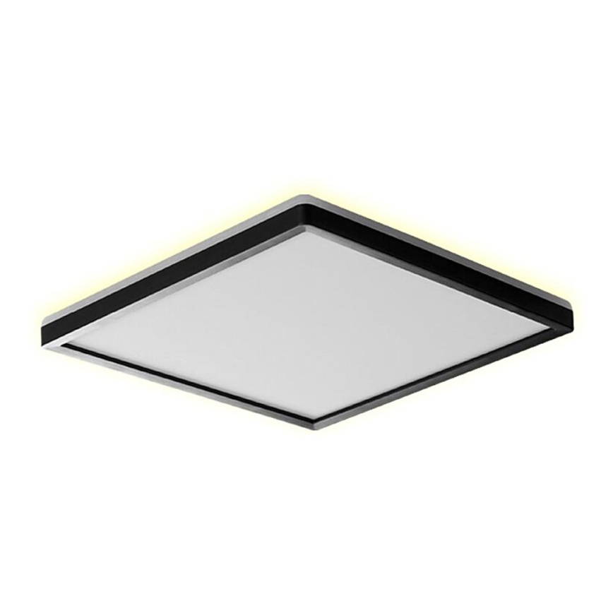 Prezent 27311 - LED lubinis vonios šviestuvas CORDIA SQ LED/12W/230V 3000/6000K IP54 juoda